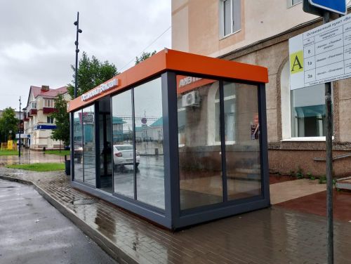 Модульные остановки с панорамными окнами